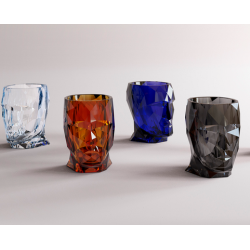 Conjunto de 4 frascos brilhantes Adan Nano Vondom em 4 cores