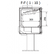 Ferlux Enya 90 central foot wood stove 11 kW