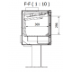 Poêle à Bois Ferlux Enya 100 pied central 12.5 kW