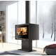 Poêle à Bois Ferlux Enya 80 pied central 9.6 kW