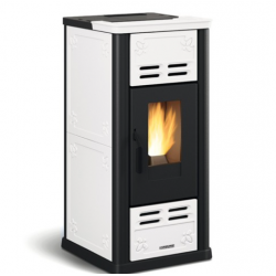 Extraflame Serafina Lux Evo 8kW Stufa a Pellet Ventilata Bianca