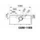 Bronpi Cairo 110-D 2-Janela Wood Insert Visão do lado direito 15kW