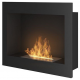 SIMPLEfire Frame 600 Bioethanol Fireplace Black with 1 Window