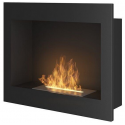 SIMPLEfire Frame 600 Chimenea de Bioetanol Negro con 1 Ventana