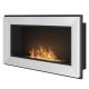 SIMPLEfire Frame 600 Bioethanol Fireplace Black with 1 Window