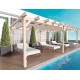 Pérgola exenta de madera Marsella 600x400cm 24m2