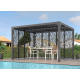 Pérgola Bioclimática Orientable Blades 11 m2 y Brise-Vue 2 Faces