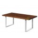 Sophie Premium mesa de jantar de madeira 1.6x0.96m cor de nogueira