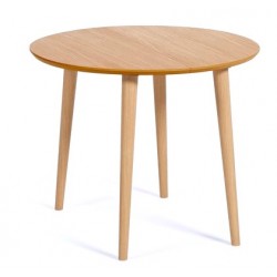 Table Ronde Extensible 90 à 170x90 bois chêne Quio VeryForma