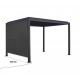 Cortina ciega lateral Pérgola Bioclimática Habrita 3m