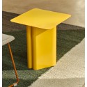 Avin Tavolino in Ferro Giallo 42x42cm VeryForma