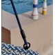 Fauteuil suspendu Aliga en aluminium et rotin bleu VeryForma