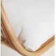 Kate Sedia Sospesa in Rattan Naturale e Acciaio Grigio Scuro VeryForma