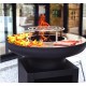 Brasero Brasichic Classic Plus piramidaal zwart Flamino