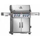 Napoleon Rogue® PRO-S 525 RSIB RVS SIZZLE ZONE™ gasbarbecue met 6 branders en 1 achteraan