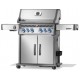 Napoleon Rogue® PRO-S 525 RSIB RVS SIZZLE ZONE™ gasbarbecue met 6 branders en 1 achteraan