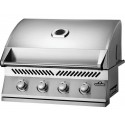 Barbecue a gas da incasso Napoleon 500 Bi Serie 32 con 4 fuochi in acciaio inox
