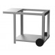 Le Marquier Mendy Stainless Steel Barbecue with Cart and Rotisserie
