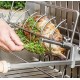 Le Marquier Mendy Stainless Steel Barbecue with Cart and Rotisserie