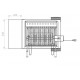 Le Marquier Mendy Stainless Steel Barbecue with Cart and Rotisserie