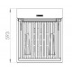 De Franse barbecue XL 60 Duo Le Marquier 60x40