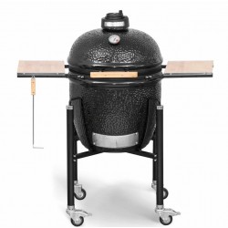 Kamado Monolith Basic Zwarte Grill met Winkelwagen Kamado Monolith Basic Zwarte Grill met Winkelwagen