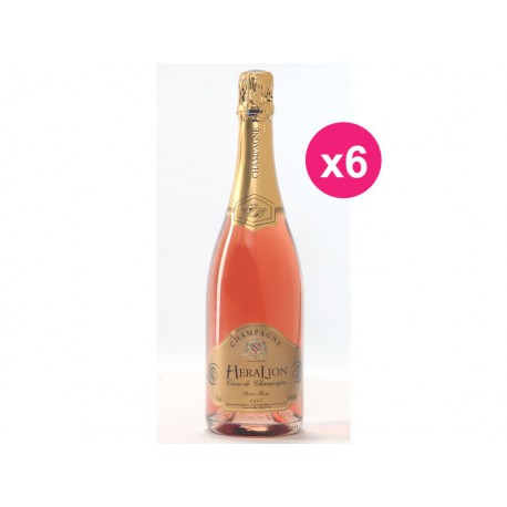 Champagne HeraLion desiderio Rosé Brut (confezione da 6)